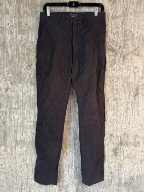 PETER ENGLAND CASUALS Men's Slim Fit Pants Size 30 In Black